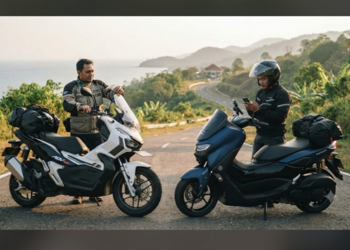 Kamu Mau Touring Pakai Skutik? Pilih Honda ADV atau Yamaha NMAX, Ini Perbandingannya  ​