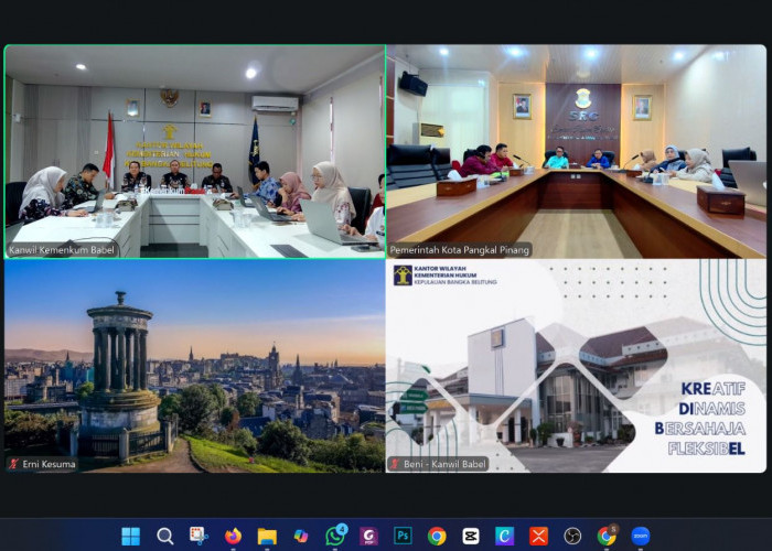 Visi dan Misi Pembangunan Kota Pangkalpinang di Harmonisasi Kanwil Kemenkum Babel