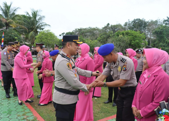36 Personel Basel Naik Pangkat, Ini Pesan Kapolres 