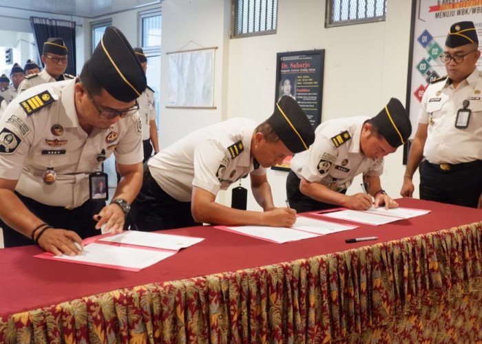 Perkuat Komitmen Kinerja, Lapas Narkotika Pangkalpinang Tandatangani Perjanjian Kinerja Tahun 2026