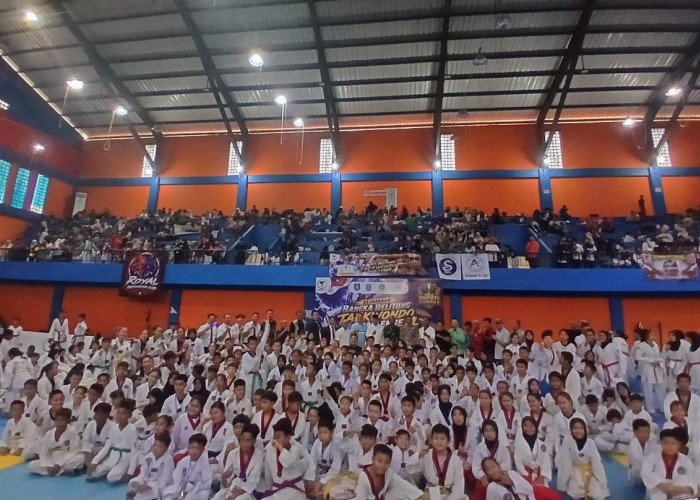 700 Atlet Ikuti Taekwondo Challenge 4 di GOR Sang Depati Sungailiat