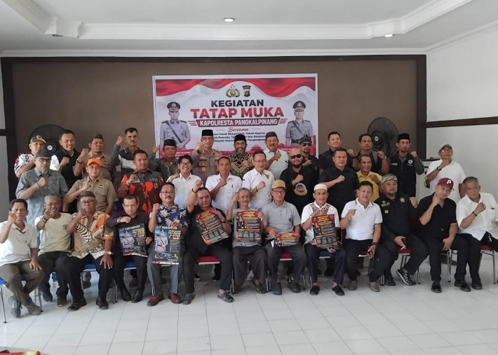Kapolresta Pangkalpinang Ajak Tokoh Masyarakat Jaga Kamtibmas, Sosialisasikan Kuliah Gratis