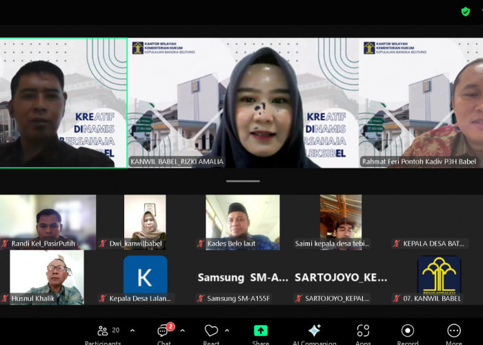 21 Kades/Lurah di Babel Ikuti Pembekalan Peacemaker Training