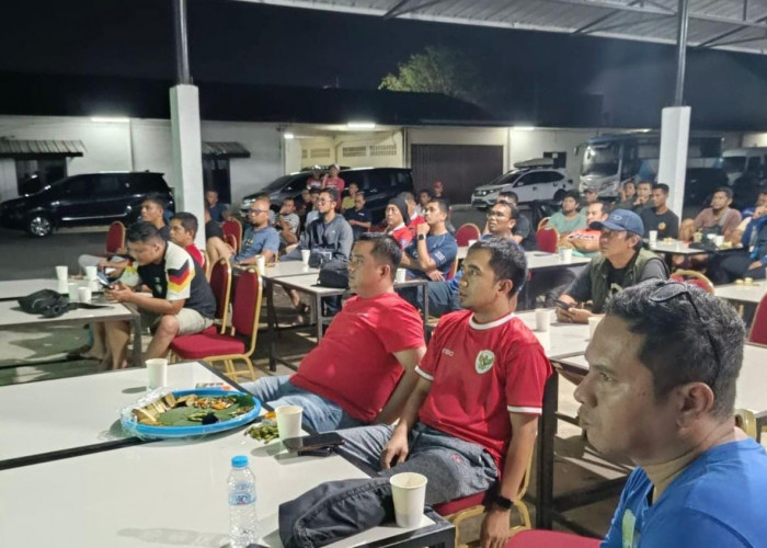 Gelorakan Semangat Merah Putih, Ikatan Karyawan Timah Gelar Nonton Bareng Dukung Timnas Indonesia U23