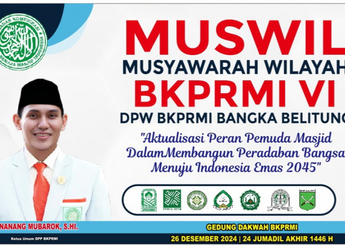 BKPRMI Babel Siap Gelar Muswil, Ini 2 Kandidat Ketua Baru Pengganti Zainuddin