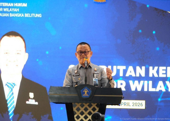 Capaian Layanan Administrasi Hukum Umum Kanwil Kemenkum Kep. Bangka Belitung Semester I Tahun 2026 Meningkat