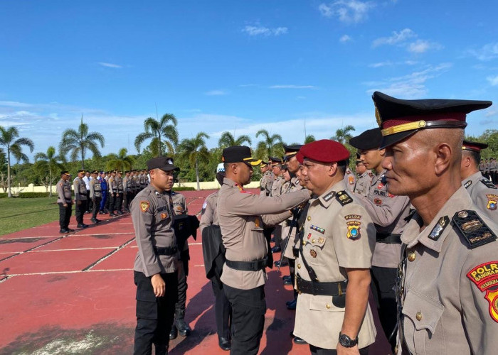 Wakapolres Dan 7 Perwira Polres Bangka Barat Dimutasi