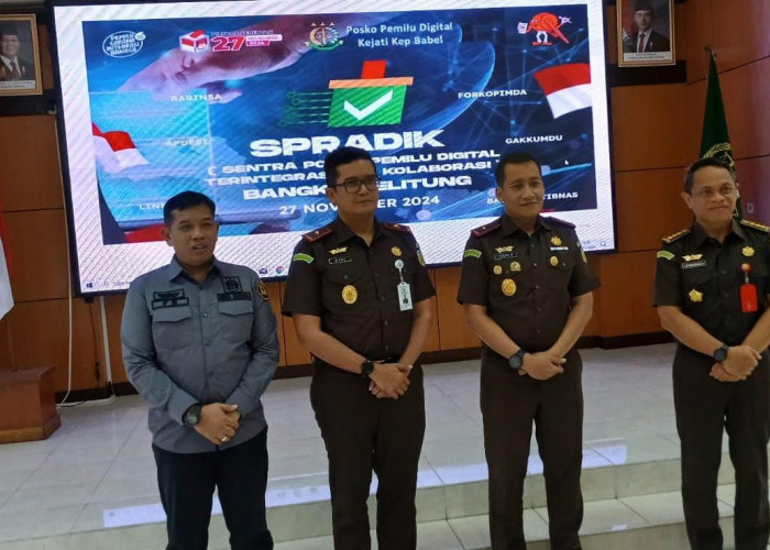 Kejati Bangka Belitung Launching Spradik Untuk Percepat Informasi Perolehan Hasil Pilkada