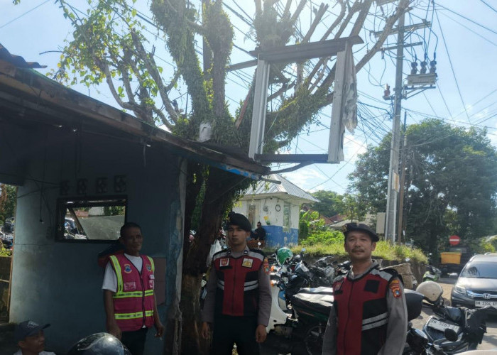 Personel Samapta Polresta Pangkalpinang Patroli R4 di Pasar Pagi, Cegah Geng Motor hingga Kejahatan Jalanan