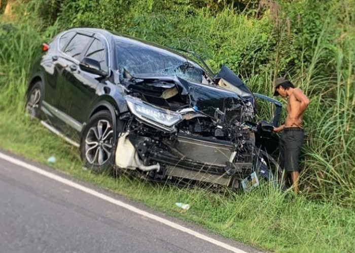 Ini Kronologi Kecelakaan CRV Hantam Dump Truk di Desa Bikang