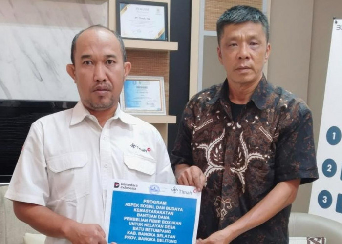 PT Timah Dukung Nelayan Pulau Besar, Serahkan Bantuan Peralatan Melaut untuk Tingkatkan Kesejahteraan