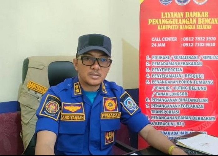 Triwulan Pertama, Damkar Basel Berhasil Menangani Kasus Bencana Alam dan Non Bencana Alam, Segini Totalnya 