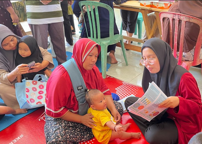 Poltekkes Kemenkes Pangkalpinang Gandeng Ibu-ibu Pasir Putih, Ciptakan Generasi Bebas Stunting Lewat MP-ASI