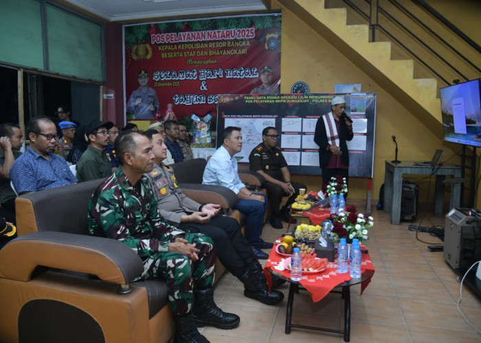 Forkompinda Bangka Pantau Pergantian Tahun Baru 2026, Pastikan Kondusif