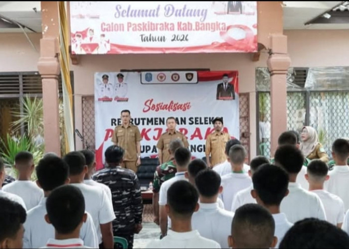 137 Pelajar Ikuti Seleksi Paskibraka Kabupaten Bangka 2026