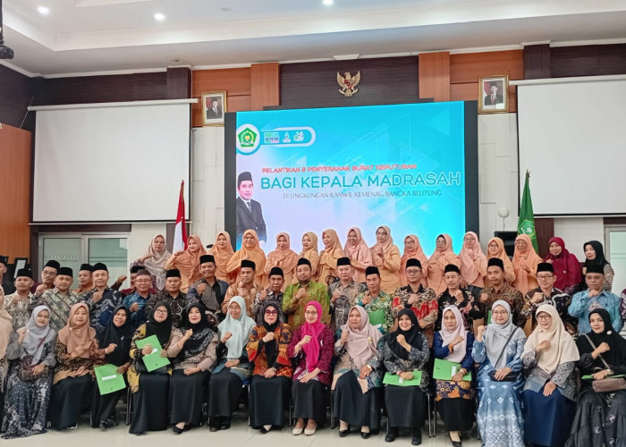 Usai Dilantik, 28 Kepsek Madrasah Negeri se Babel Ditutut Power Full Hadapi TA Baru