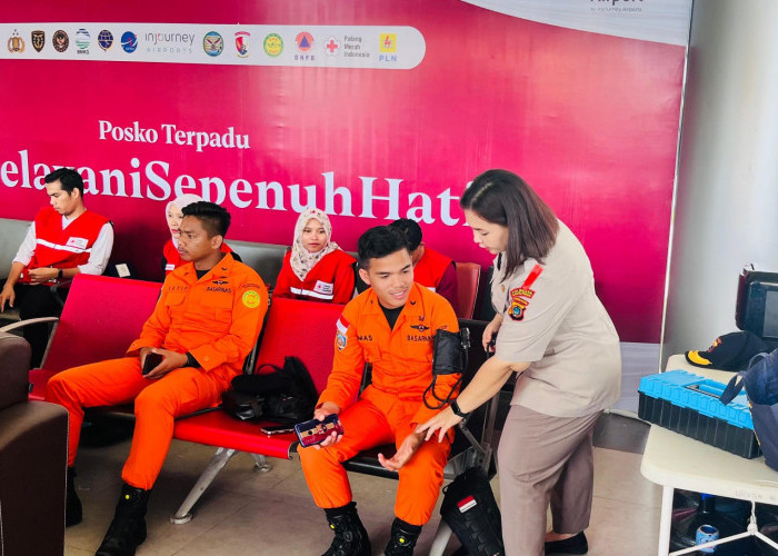 Sie Dokkes Polresta Pangkalpinang Cek Kesehatan Personel di Pos Pengamanan, Buka Layanan juga untuk Masyarakat