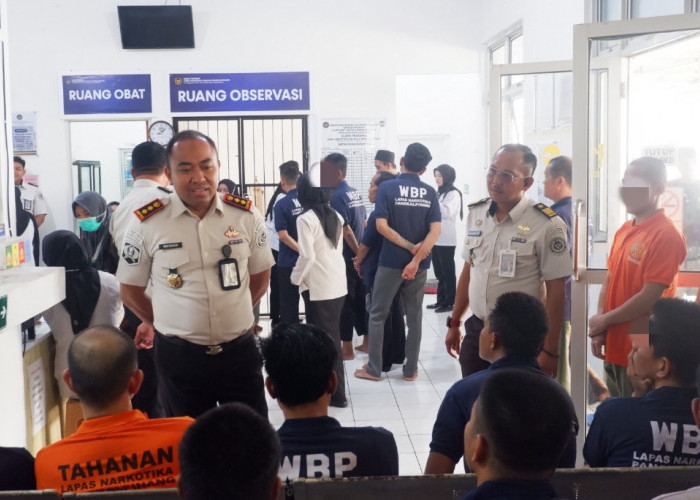 Lapas Narkotika Pangkalpinang dan Puskesmas Selindung Gelar VCT Mobile dan CKG