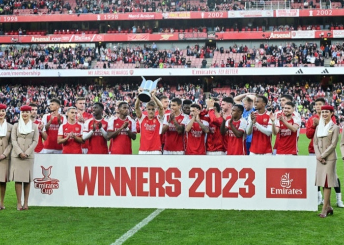 Debut Declan Rice dan Julian Timber, Arsenal Juara Emirates Cup