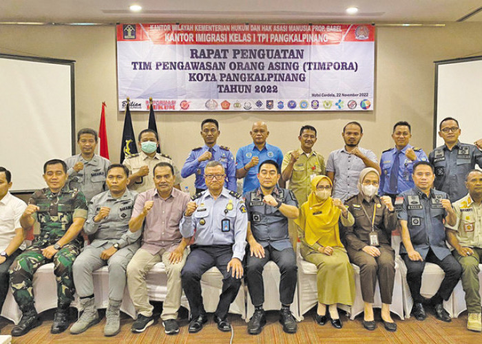 Imigrasi Pangkalpinang Gelar Rakor Timpora