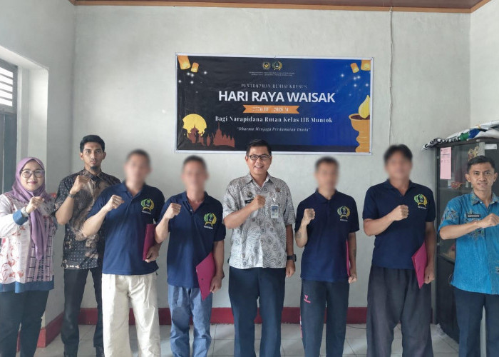 4 Napi Rutan Muntok Dapat Remisi Hari Raya Waisak