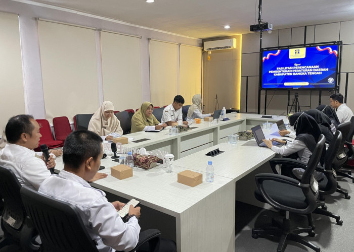 Kanwil Kemenkum Babel Fasilitasi Perencanaan Produk Hukum Daerah Sektor Pertanian Bangka Tengah