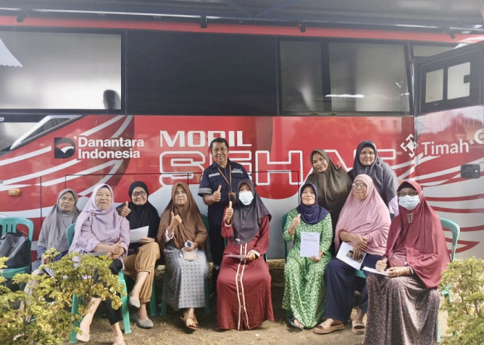 Mobil Sehat PT Timah Kembali Berikan Layanan Kesehatan Gratis Bagi Warga Bangka Barat 
