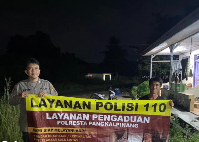 Patroli Dini Hari, Polsek Pangkalan Baru Waspada 3C hingga Kekerasan Seksual