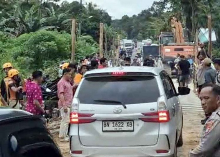 Pembangunan Jembatan Permanen Aik Ruak Beltim Tunggu 2026, Ramp Door Solusi Sementara