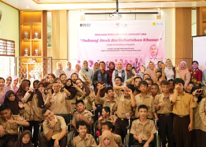 Srikandi PLN Babel Tebar Kasih di SLBN 31 Pangkalpinang, Peringati Hari Anak dan Hari Kebaya Nasional