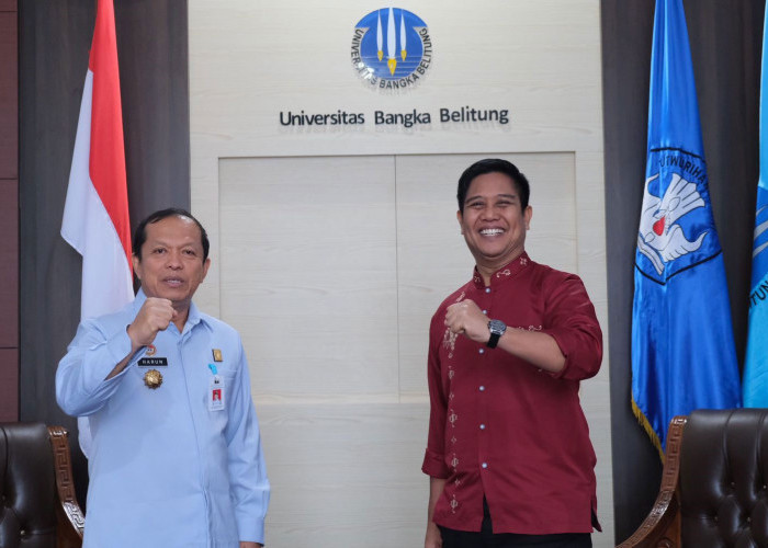 Kakanwil Harun Sulianto Sambangi Rektor Universitas Bangka Belitung, Ini yang Dibahas