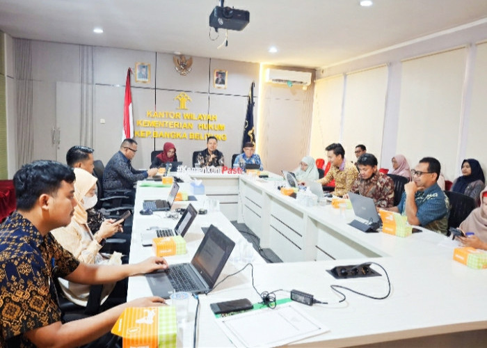 Kemenkum Babel harmonisasikan Ranperbup Perlindungan Sosial bagi Pekerja Perkebunan Kelapa Sawit Bangka Tengah