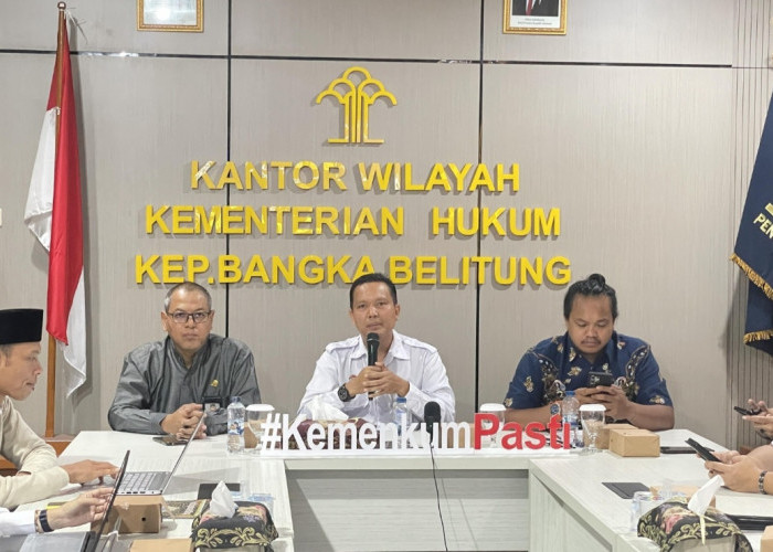 Kanwil Kemenkum Babel Harmonisasikan Ranperda Perlindungan dan Pelestarian Batu Satam