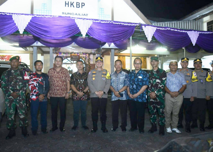 Pantau Pos PAM dan Gereja, Forkompinda Bangka Pastikan Nataru 2026 Aman