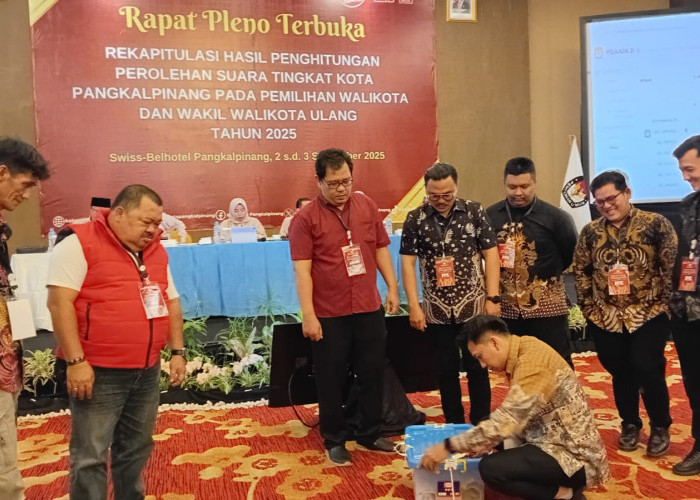 Ini Hasil Rekap Perolehan Suara Tingkat PPK Pilkada Pangkalpinang, Udin-Desi Unggul di 7 Kecamatan