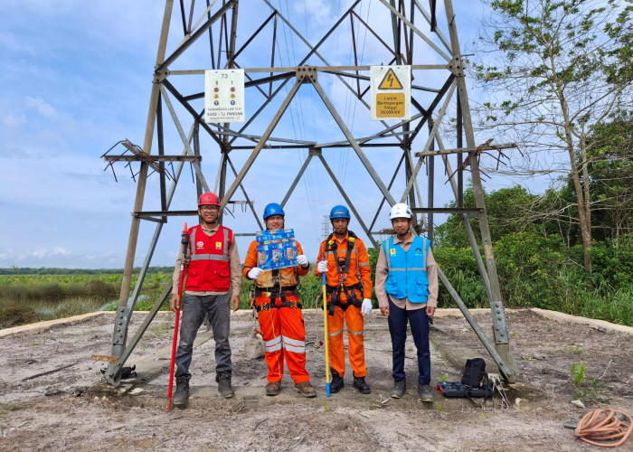 PLN ULTG Belitung Edukasi Warga soal Risiko Bermain Layang-Layang di Dekat SUTT