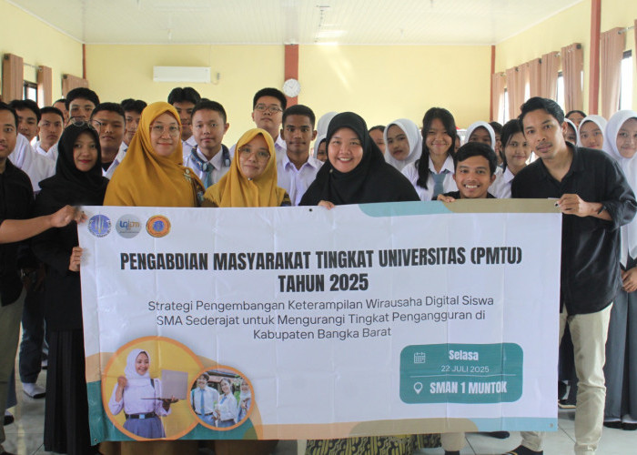 Kolaborasi UBB dan SMA 1 Mentok: Membangun Generasi Wirausahawan Digital Sejak Dini