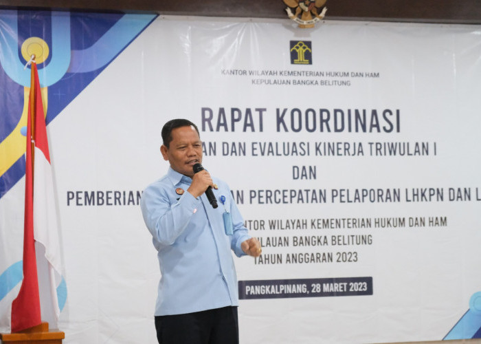 Ini Capaian Jajaran Pemasyarakatan Kemenkumham Babel di Triwulan I-2023