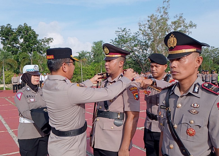 5 Perwira Polres Bangka Barat Diganti  