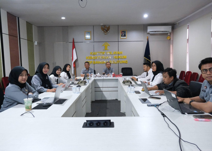 Kanwil Kemenkum Babel Matangkan Persiapan Diskusi Strategi Kebijakan Tahun 2026