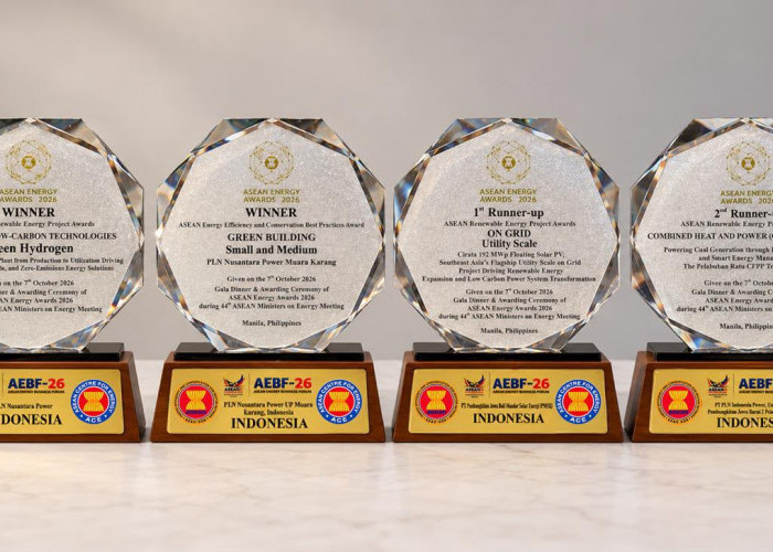 Inovasi Energi Bersih PLN Group Raih Empat Penghargaan ASEAN Energy Awards 2026
