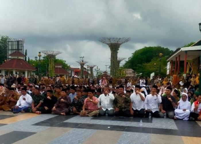 Jaga Kondusifitas, Forkopimda Basel Kompak Gelar Doa Bersama di Alun Alun Toboali Untuk Negeri 