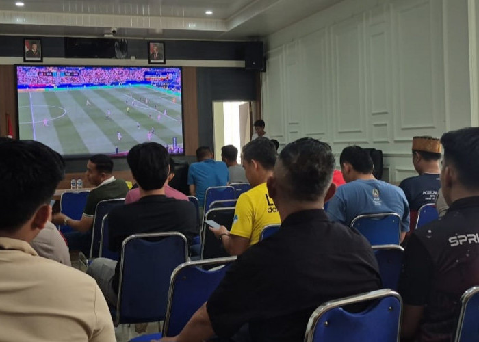 Manfaatkan Momentum Piala Dunia, Polresta Pangkalpinang Gelar Nobar Sambil Edukasi Hukum dan Kamtibmas   