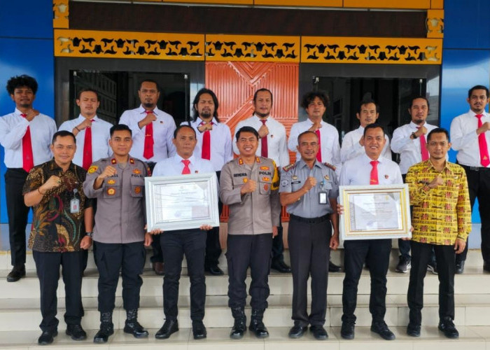 Sinergi Terjaga, Lapas Pangkalpinang Berikan Penghargaan kepada Polresta Pangkalpinang