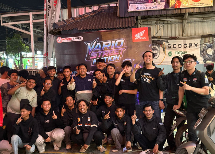 Bukan Riding Biasa, Vario Street Nation Taklukkan Jalanan Pangkalpinang