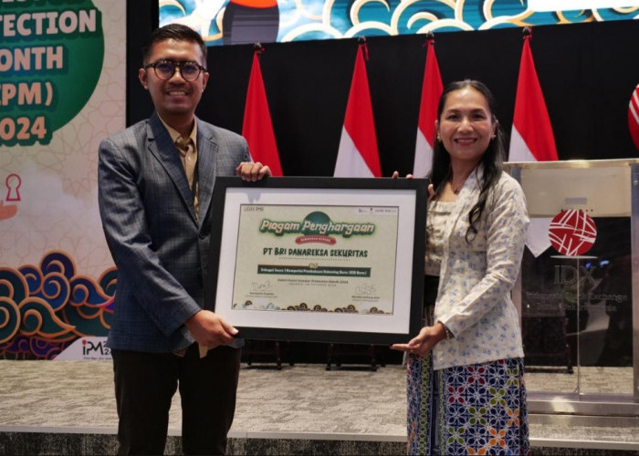 Perusahaan Anak BRI Juara 1 Kompetisi Pembukaan Rekening Efek Terbanyak Investor Protection Month 2024