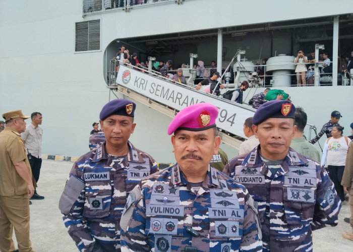 Lanal Babel Ikut Dukung Mudik Gratis, Bantu Ribuan Warga Bangka dan Belitung Pulang Kampung