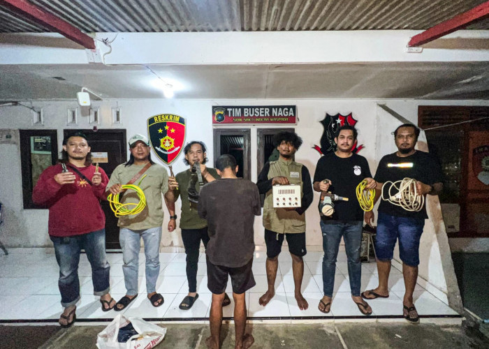 Curi Kabel Grounding di Kantor OJK Pangkalpinang, Pemuda Air Itam Diamankan Polisi