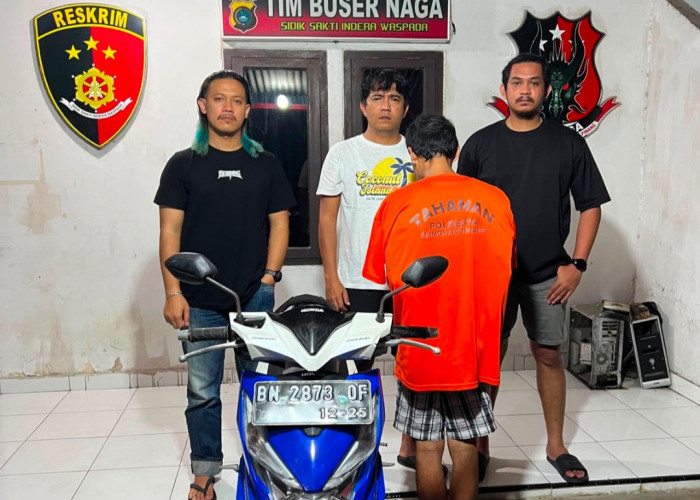 Pinjam Motor Alasan Kerja, Pria di Pangkalpinang Malah Gadaikan untuk Beli Sabu dan Judi Online