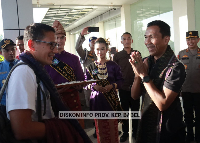 Tiba di Babel, Menteri Sandiaga Langsung Kunjungi Desa Wisata Dewi Tari Kab. Bangka